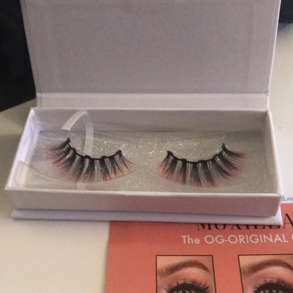 Moxie Eyelash Sunny Lash, Magnetic Eyeliner Remover Cotton Swabs, Clutch NEW - Picture 2 of 5